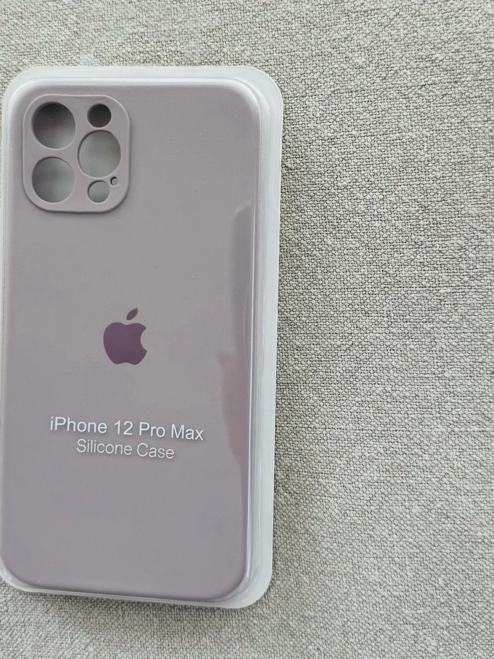Apple iPhone 12 Pro Max Silicone Case - Soft Lavender